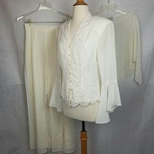 JR NITES FORMAL PANT SET WITH BONUS PONCHO/COVER